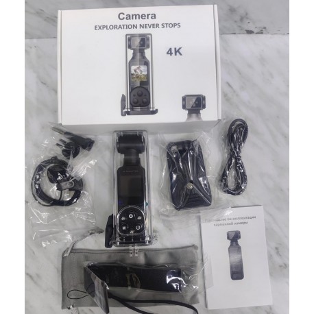 Карманная экшн-камера 4K, 1.33", с углом обзора 270°для блогеров и путешественников-8