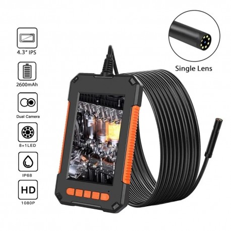 Промышленный 4,3-дюймовый эндоскоп P40 HD 1 камера, 2 м  оптом-3
