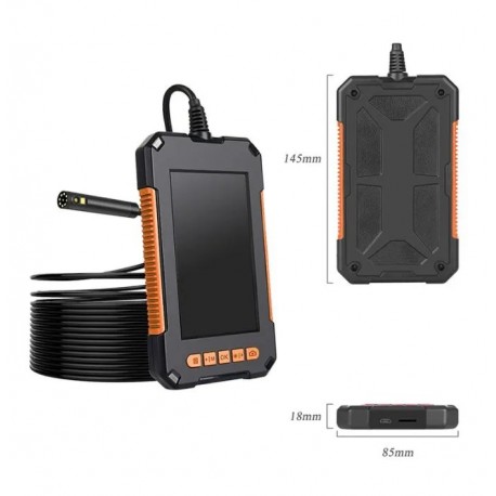 Промышленный 4,3-дюймовый эндоскоп P40 HD 2 камеры, 2 м  оптом-2