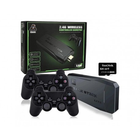 Игровая приставка GAME STICK Lite 64 GB, 4K 10000+ Ретро Игр  оптом
