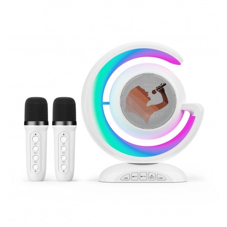 Беспроводная Bluetooth-Колонка для караоке с 2 микрофонами 2000 Вт  оптом-1