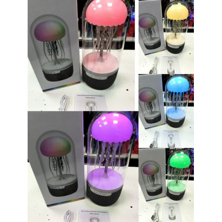 Беспроводная Bluetooth колонка-ночник МЕДУЗА MAX 113  оптом-3