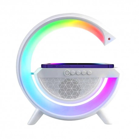 Беспроводная колонка LED WIRELESS CHARGING SPEAKER  6500 с RGB подсветкой и зарядкой  оптом