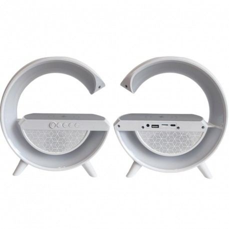 Беспроводная колонка LED WIRELESS CHARGING SPEAKER  6500 с RGB подсветкой и зарядкой  оптом-2