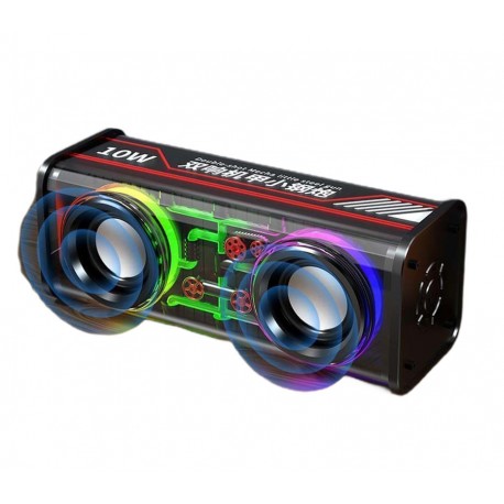 Беспроводная светомузыкальная колонка V8 RGB BT5.3 dual 10W speaker  оптом-1