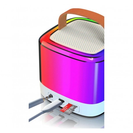 Bluetooth-Колонка Q21 для караоке, домашнего кинотеатра 2 микрофона  оптом-2