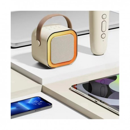 Портативная беспроводная Bluetooth-Колонка, 2 микрофона  оптом-4