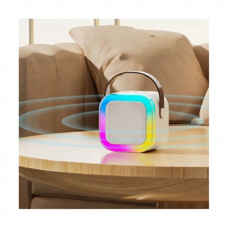 Портативная беспроводная Bluetooth-Колонка, 2 микрофона  оптом-5