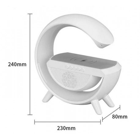 Светодиодная Bluetooth колонка с беспроводной зарядкой BT2301  оптом-2