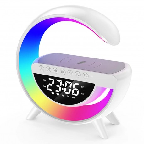 Беспроводная колонка светодиодный RGB ночник Bluetooth 4 в 1  оптом