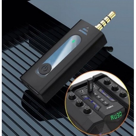 Микрофон беспроводной петличный черный конденсаторный K35 1 микрофон  оптом-7