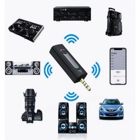 Микрофон беспроводной петличный черный конденсаторный K35 2 микрофона  оптом-6