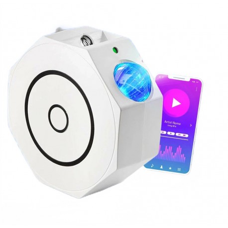 Ночник-проектор детский лазерный, Bluetooth колонка и MP3 плеер, с пультом  оптом