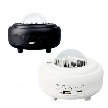 Проектор-Ночник Северное сияние Лунные огни с Bluetooth колонкой и MP3 плеером  оптом-1