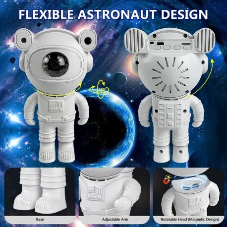 Проектор-ночник светодиодный Звездный Астронавт Astronaut Nebula Projector  оптом-9