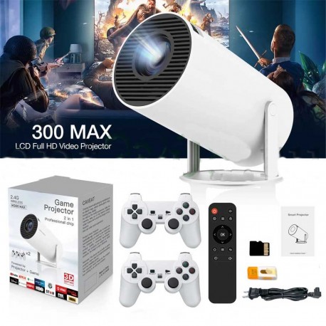 Проектор-игровая консоль 300 MAX 2 джойстика, 1000 игр в комплекте  оптом-2