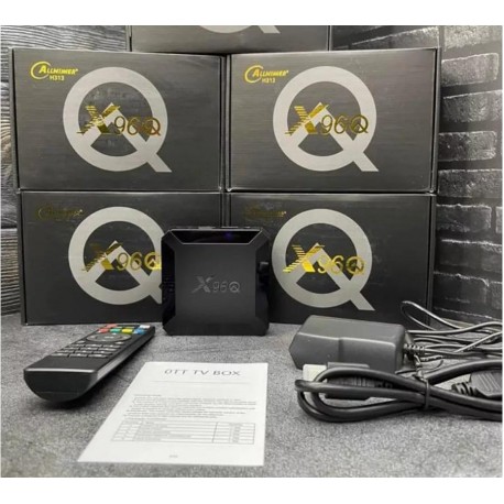 Смарт ТВ приставка X96Q сетевая для телевизора  оптом-1