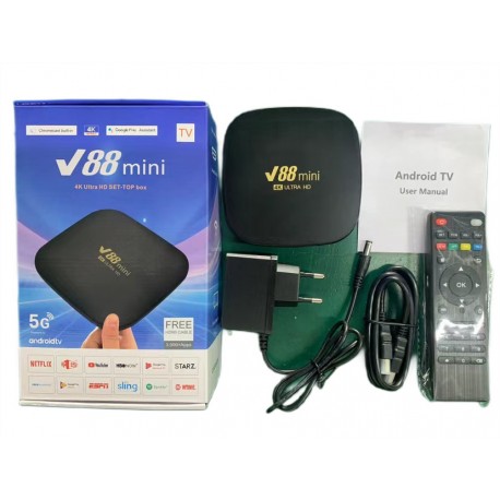 ТВ-приставка V88 Mini с пультом управления  оптом-7