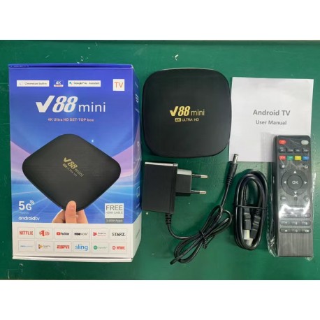 ТВ-приставка V88 Mini с пультом управления  оптом-8