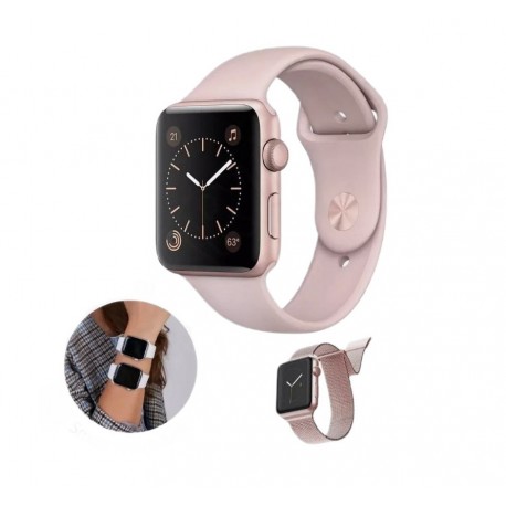 Смарт часы HW S9 mini, 41 мм, женские, на узкую руку, силиконовый ремешок  оптом-1