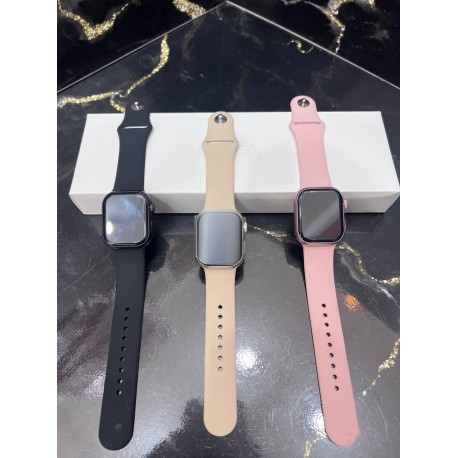 Смарт часы HW S9 mini, 41 мм, женские, на узкую руку, силиконовый ремешок  оптом-3