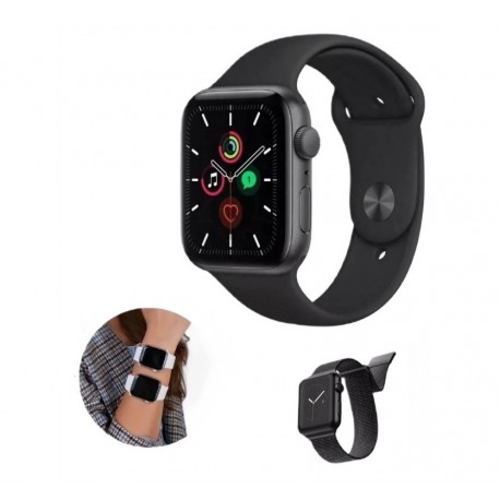 Смарт часы HW S9 mini, 41 мм, женские, на узкую руку, силиконовый ремешок  оптом-2