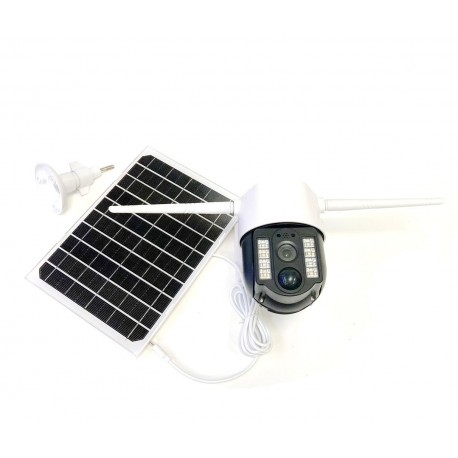 Беспроводная 4G IP поворотная камера видеонаблюдения 840SS 3MP на солнечной батареи с датчиком движения  оптом-1