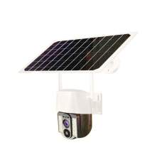 Беспроводная 4G IP поворотная камера видеонаблюдения 840SS 3MP на солнечной батареи с датчиком движения