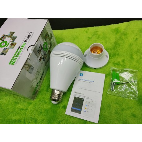 Беспроводная IP-камера видеонаблюдения Лампочка Loosafe 1080p V380 APP 360 с лампочками  оптом-6