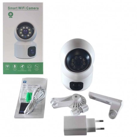 Беспроводная Камера SQ001-W Wi-Fi с двумя объективами, датчик движения  оптом-1
