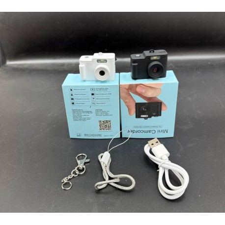 Миниатюрный спортивный брелок-камера HD 1080p 1.3 дюйм экран TYPE-C Micro SD-7