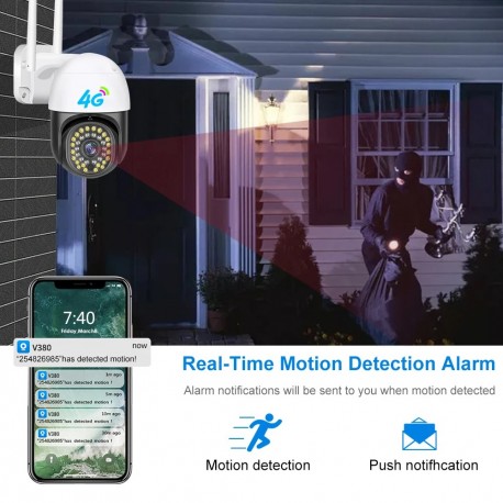 Интеллектуальная камера WiFi Smart Камера V380 Pro 4G Marwalv2.0  оптом-2