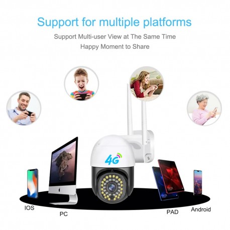 Интеллектуальная камера WiFi Smart Камера V380 Pro 4G Marwalv2.0  оптом-6