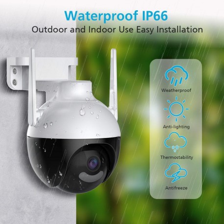 IP-камера Беспроводная PTZ камера 5 МП WI-FI  оптом-6