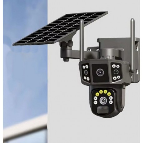 Видеокамера уличная xTriple sereens Camera loor solar с тремя экранами-3