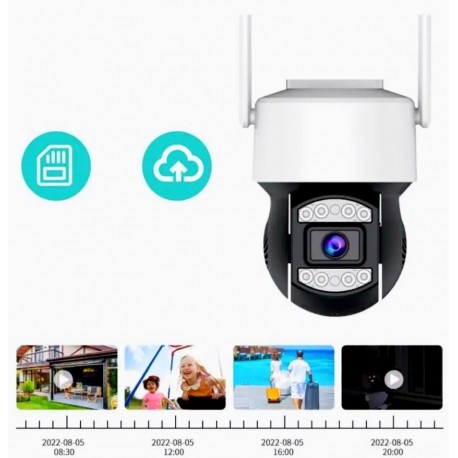 Наружная IP-камера видеонаблюдения IP66 Full HD 1080p купольная поворотная  оптом-4