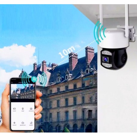 Наружная IP-камера видеонаблюдения IP66 Full HD 1080p купольная поворотная  оптом-6