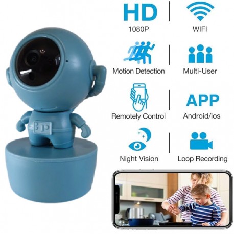 Умная PTZ WiFi Smart Camera Астронавт А6 с пультом управления  оптом-3