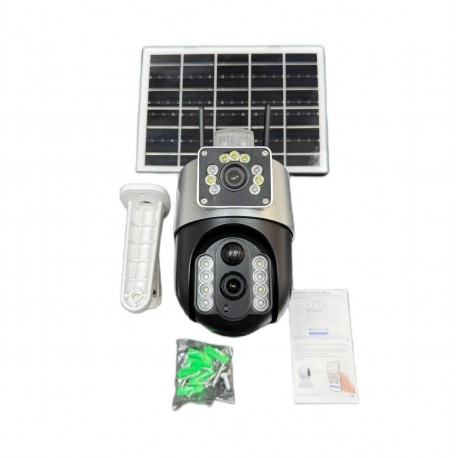 Наружная Беспроводная IP камера AC08 4G, дальность 30 м, на солнечной батарее-1