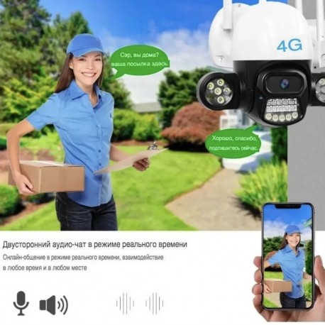 Уличная многофункциональная IP камера видеонаблюдения 3G, 4G LTE  оптом-5