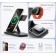 Беспроводное зарядное устройство 3 в 1 Wireless Charger 15W с возможностью управления
