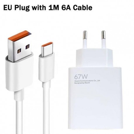 Зарядное устройство 67w USB to type-c для телефона  оптом-2