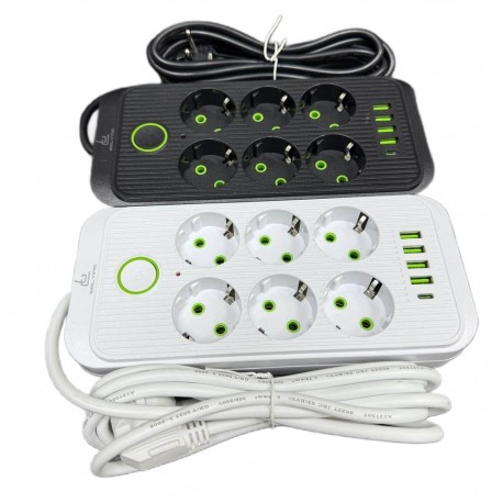 Сетевой удлинитель CCL-025U 6 розетки, кабель 3 м-2