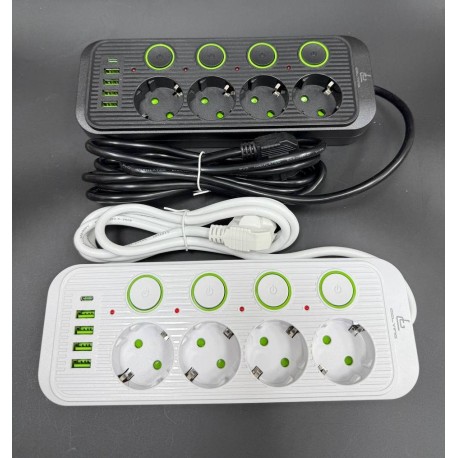 Сетевой удлинитель CCL-038U 4 розетки, кабель 7 м-5