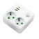 Удлинитель сетевой CCL YING CCL-060U Type-C 2 порта USB, 2 розеток, с выключателем