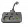 Удлинитель сетевой CCL YING CCL-061U Type-C 2 порта USB, 2 розеток, 3 выключателя