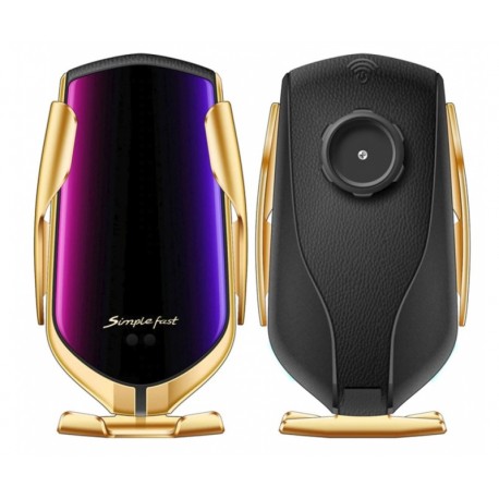 Автомобильная зарядка держатель с сенсорным датчиком Smart Sensor Car Wireless R1  оптом-7