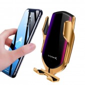 Автомобильная зарядка держатель с сенсорным датчиком Smart Sensor Car Wireless R1  Автомобильная зарядка держатель с сенсорным датчиком Smart Sensor Car Wireless R1