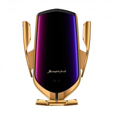 Автомобильная зарядка держатель с сенсорным датчиком Smart Sensor Car Wireless R1  оптом-2