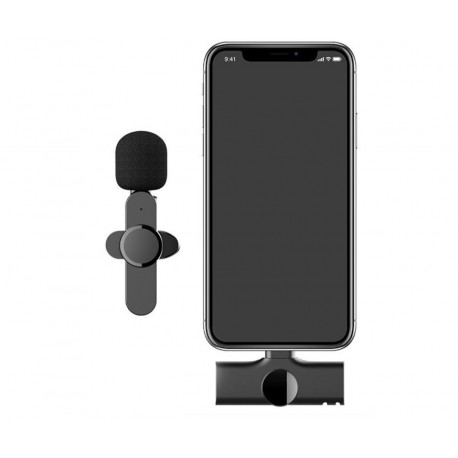 Беспроводной микрофон петличный K8 для iphone и Android  оптом-2
